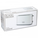 BLACK+DECKER Brödrost 1000W Vit BLACK+DECKER Brödrost 1000W Vit