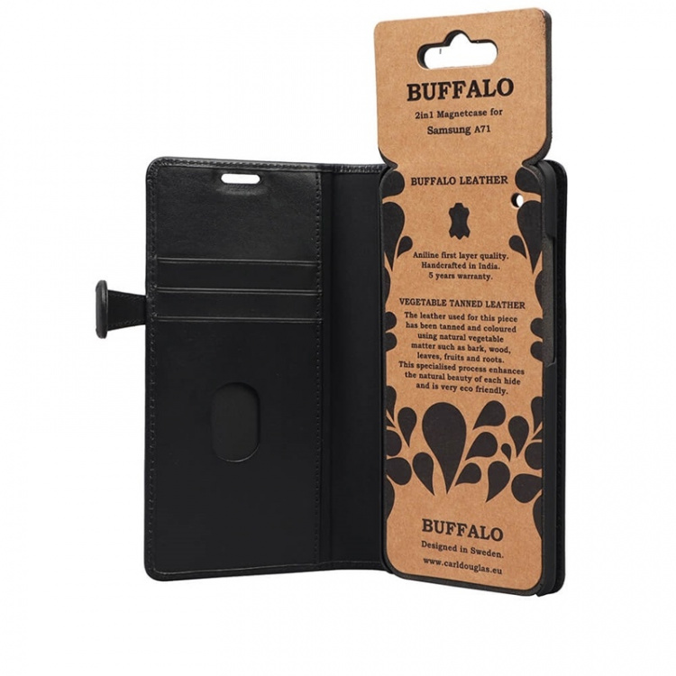 Buffalo Mobilfodral 3 Kortfack Svart - Samsung A71