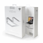 Desire2 Laptopställ Supreme Pro Aluminium Silver