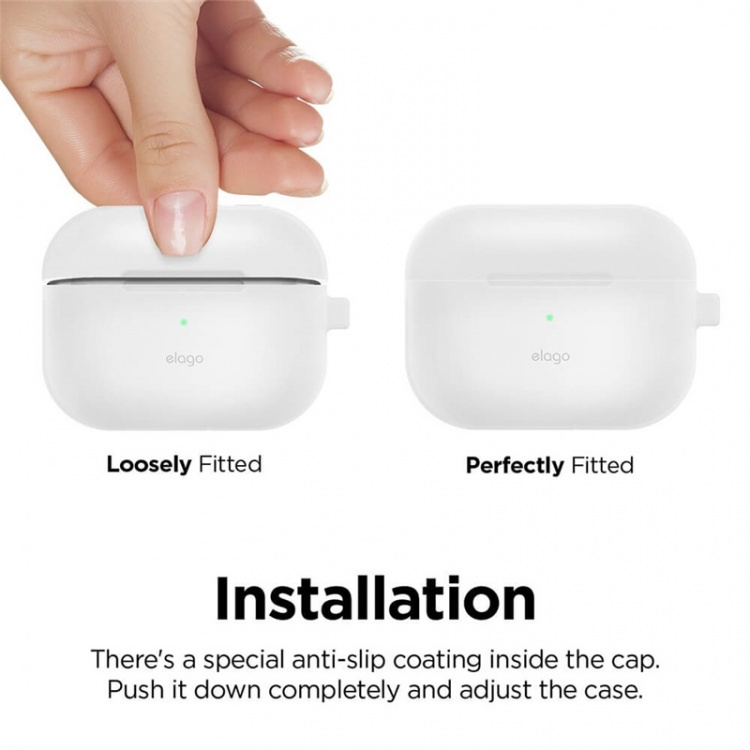 Elago Skyddsväska för Airpod Pro med Hängare Blå Elago Skyddsväska för Airpod Pro med Hängare Blå