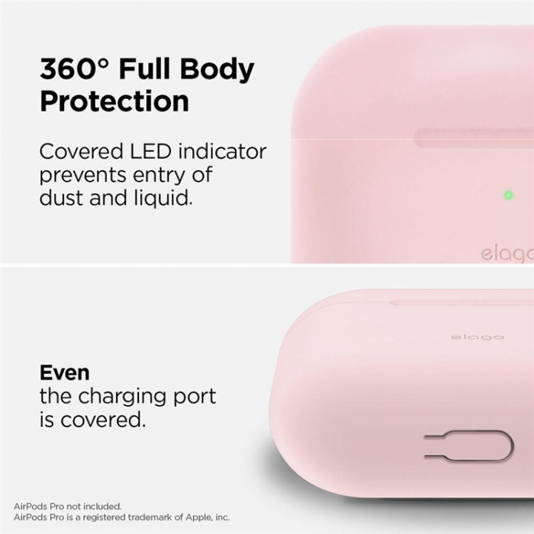Elago Skyddsväska för Airpod Pro Silikon Rosa Elago Skyddsväska för Airpod Pro Silikon Rosa