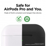 Elago Skyddsväska för Airpod Pro Silikon Svart