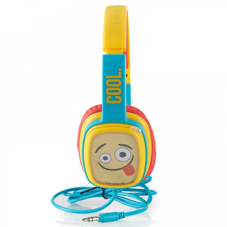 Emoji Hörlur Flip\'N\'Switch Junior On-Ear Trådad Blå 80dB