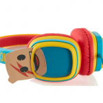 Emoji Hörlur Flip\'N\'Switch Junior On-Ear Trådad Blå 80dB