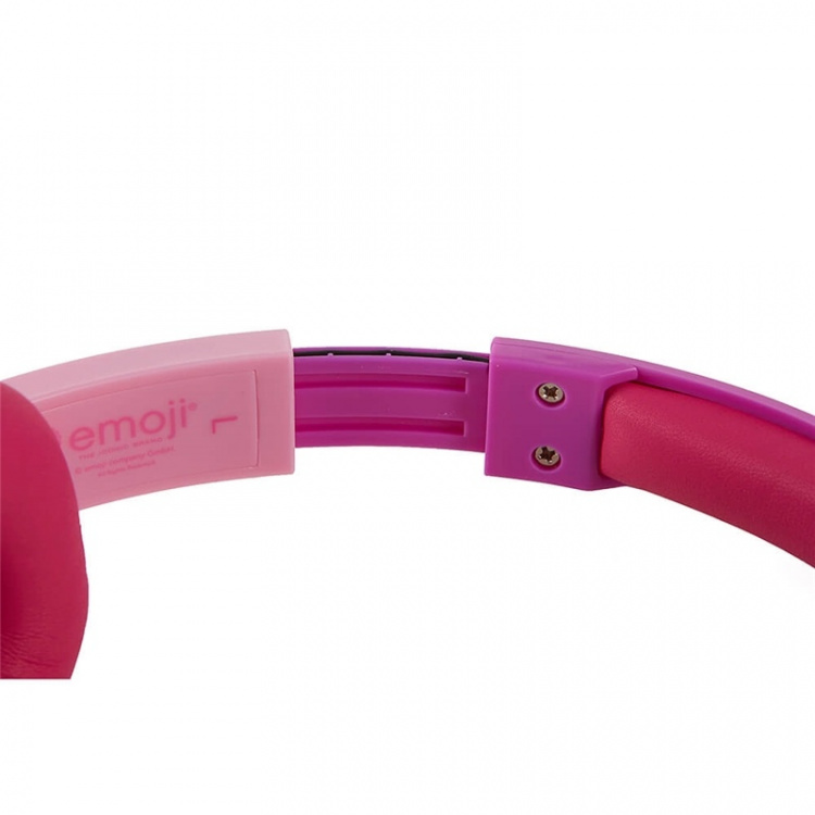 Emoji Hörlur Flip\'N\'Switch Junior On-Ear Trådad Rosa 80dB