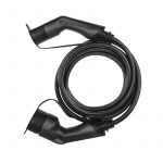 Greencell Laddkabel Elbil Ev09 Typ2 5M, 11Kw, 16A, 3-Fas Svart Ip55