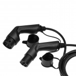 Greencell Laddkabel Elbil Ev09 Typ2 5M, 11Kw, 16A, 3-Fas Svart Ip55