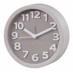 Hama Väckarklocka Retro Rund Mörkbrun