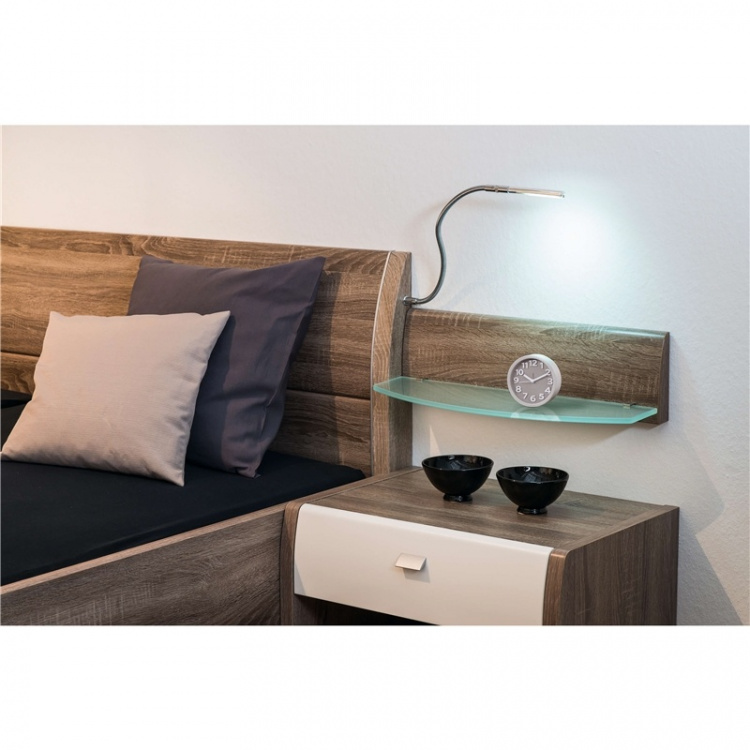 Hama Väckarklocka Retro Rund Mörkbrun