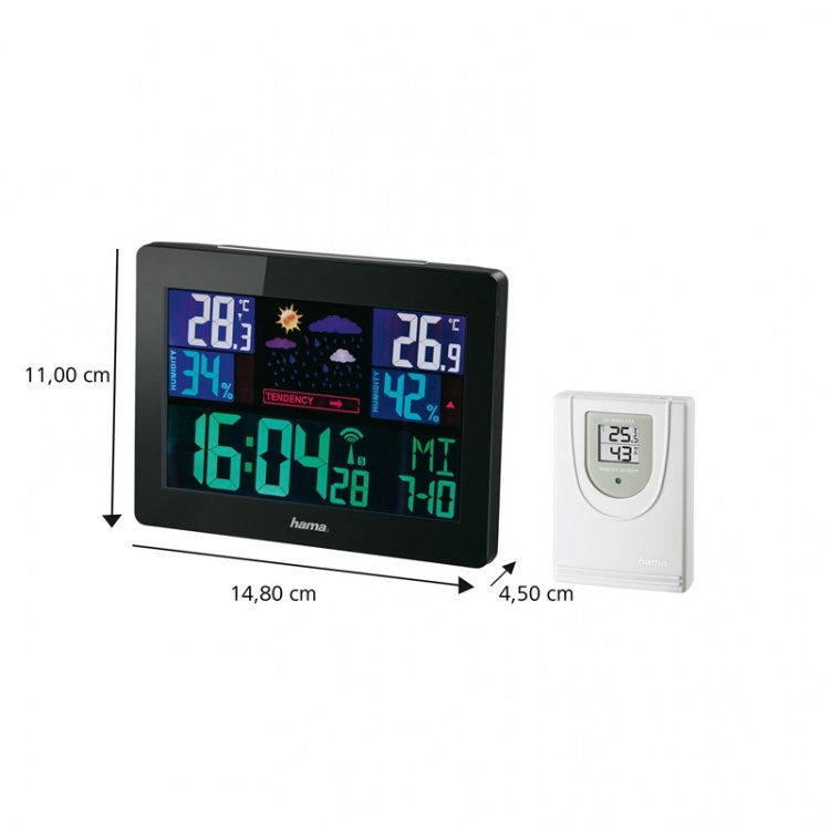 Hama Väderstation EWS-1400 Color Svart