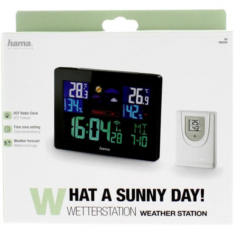 Hama Väderstation EWS-1400 Color Svart