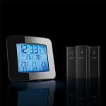 Hama Väderstation Ews-Trio 3X Sensor Svart Hama Väderstation Ews-Trio 3X Sensor Svart