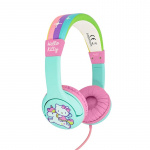 Hello Kitty Hörlur Junior On-Ear 85Db Grön/Rosa Enhörning