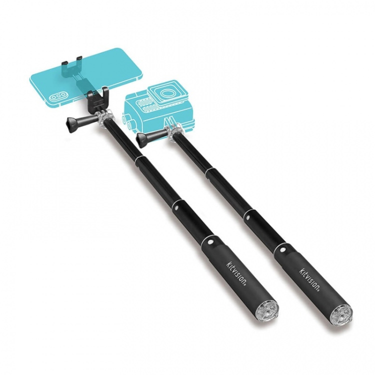 Kitvision Action Stativ Universal För Actionkameror Och Mobiler Kitvision Action Stativ Universal För Actionkameror Och Mobiler