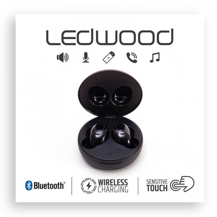 LEDWOOD Hörlur i9 TWS True Wireless In-Ear Svart Mic