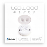 LEDWOOD Hörlur i9 TWS True Wireless In-Ear Vit Mic
