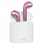 Ledwood Hörlur I7S True Wireless In-Ear Rosa Mic Ledwood Hörlur I7S True Wireless In-Ear Rosa Mic