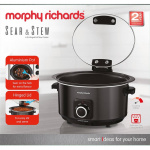 Morphy Richards Slow Cooker Sear And Stew 6,5L Fällbart Lock