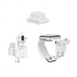 North Airpods Sport Kit Silicone Eartips Neckstrap Watchbandholder Vit North Airpods Sport Kit Silicone Eartips Neckstrap Watchbandholder Vit