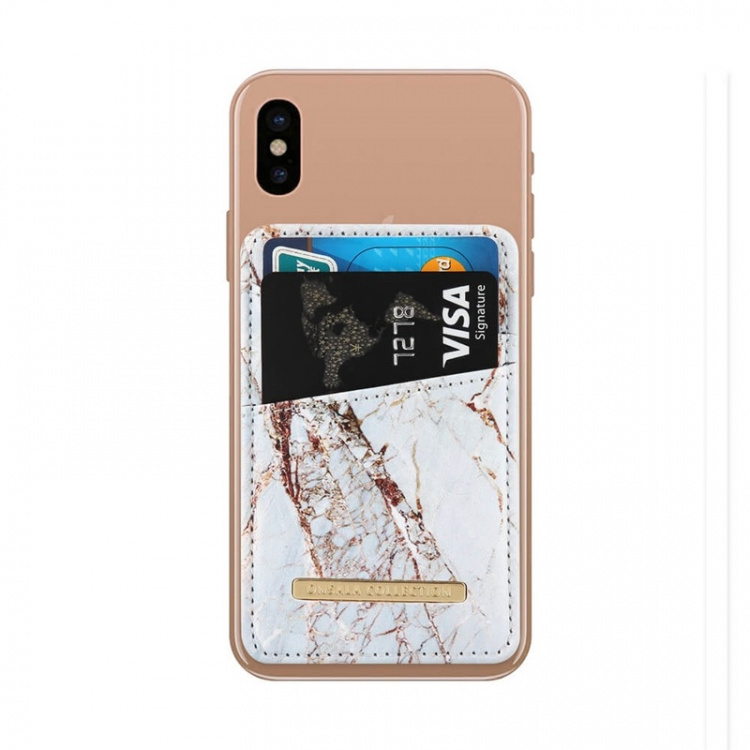 Onsala Korthållare White Rhino Marble