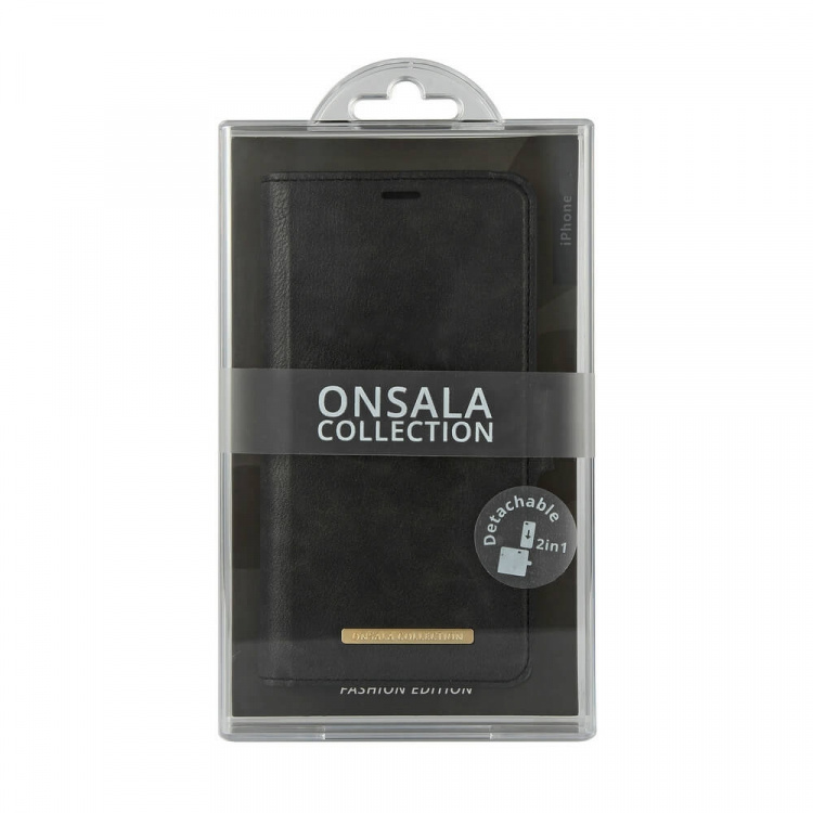 Onsala Mobilfodral Midnight Black - iPhone 12 Pro Max
