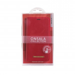 Onsala Mobilfodral Saffiano Red - iPhone 12 Mini