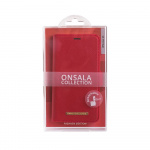 Onsala Mobilfodral Saffiano Red - iPhone 12 Mini