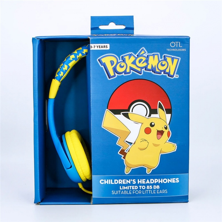 POKEMON Hörlur Junior On-Ear 85dB Pikachu