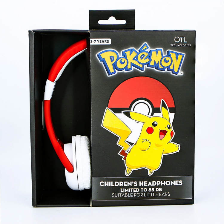 POKEMON Hörlur Junior On-Ear 85dB Pokeball POKEMON Hörlur Junior On-Ear 85dB Pokeball