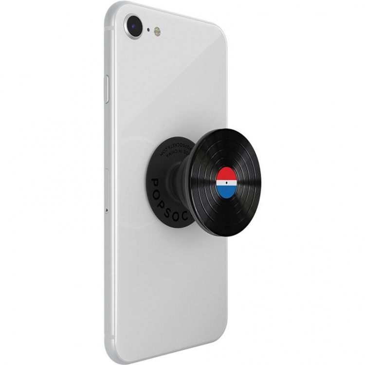 PopSockets Backspin Aluminum 45 RPM Avtagbart Grip med Ställfunktion LUXE Spin