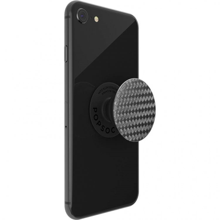 PopSockets Carbonite Weave Avtagbart Grip med Ställfunktion