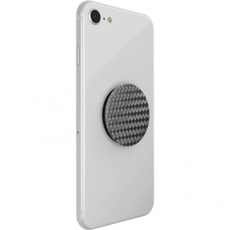 PopSockets Carbonite Weave Avtagbart Grip med Ställfunktion