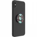 PopSockets Embossed Metal Water Snake Avtagbart Grip med Ställfunktion LUXE