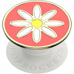 Popsockets Enamel Quaint Daisy Coral Avtagbart Grip Med Ställfunktion Premium