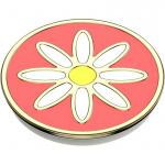 Popsockets Enamel Quaint Daisy Coral Avtagbart Grip Med Ställfunktion Premium