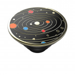 PopSockets Enamel Solar flare Black Avtagbart Grip med Ställfunktion Premium