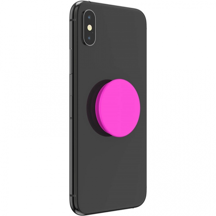 PopSockets Neon Day Glo Pink Avtagbart Grip med Ställfunktion