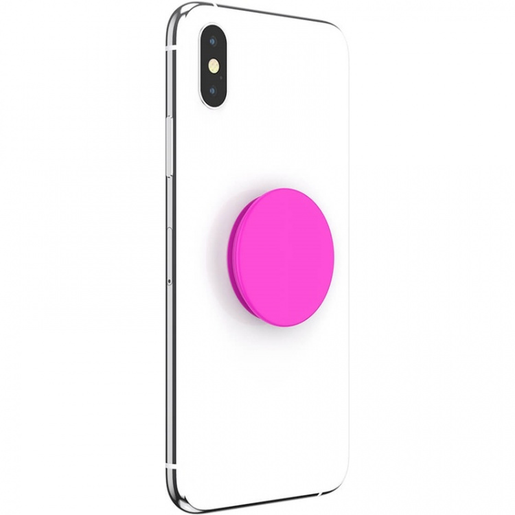 PopSockets Neon Day Glo Pink Avtagbart Grip med Ställfunktion