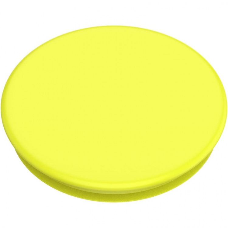 PopSockets Neon Jolt Yellow Avtagbart Grip med Ställfunktion PopSockets Neon Jolt Yellow Avtagbart Grip med Ställfunktion