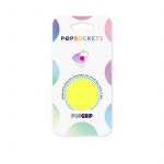 PopSockets Neon Jolt Yellow Avtagbart Grip med Ställfunktion PopSockets Neon Jolt Yellow Avtagbart Grip med Ställfunktion