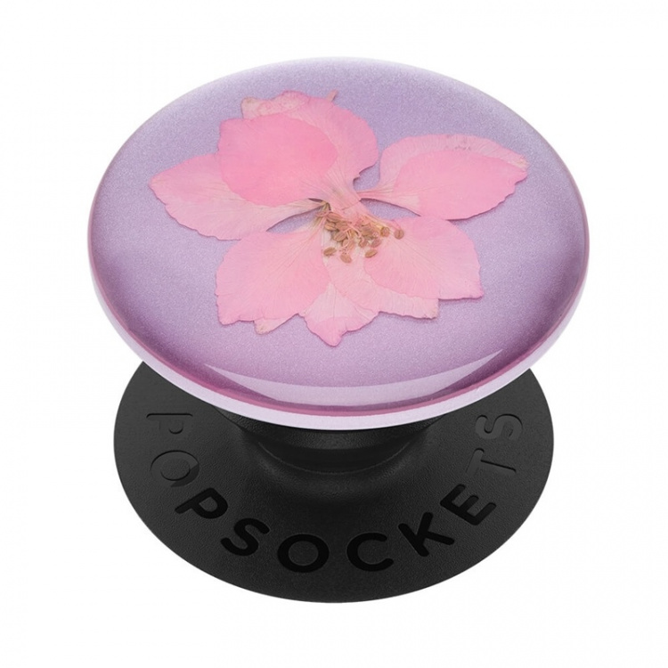 PopSockets Pressed Flower Delphinium Avtagbart Grip med Ställfunktion Premium PopSockets Pressed Flower Delphinium Avtagbart Grip med Ställfunktion Premium