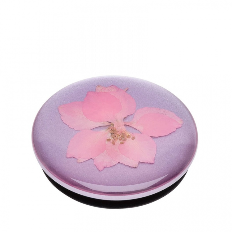 PopSockets Pressed Flower Delphinium Avtagbart Grip med Ställfunktion Premium PopSockets Pressed Flower Delphinium Avtagbart Grip med Ställfunktion Premium