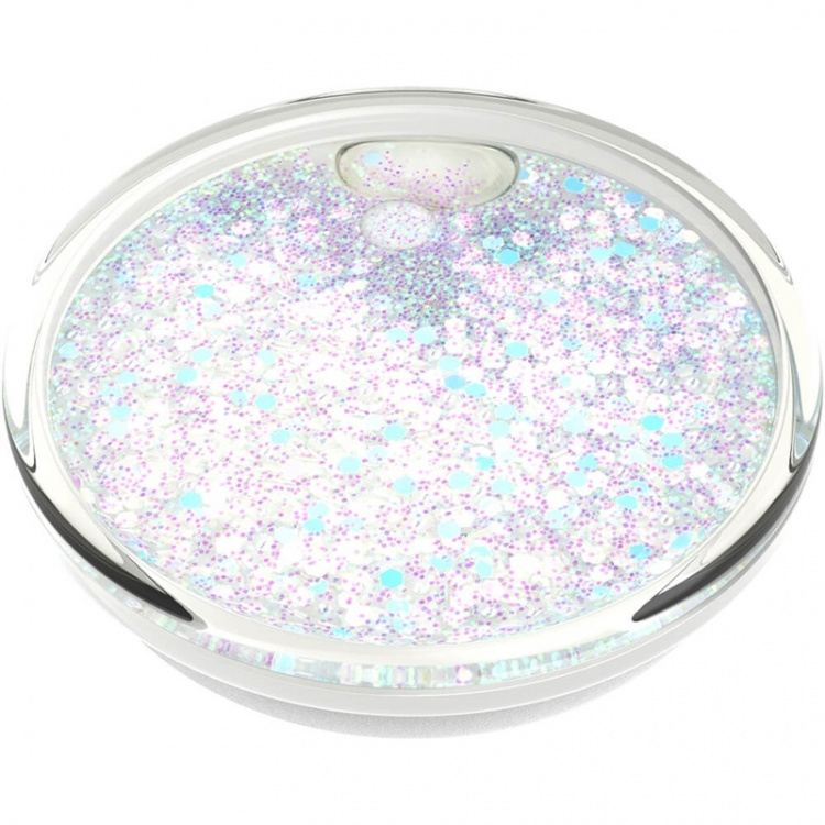 PopSockets Tidepool Halo White Avtagbart Grip med Ställfunktion LUXE