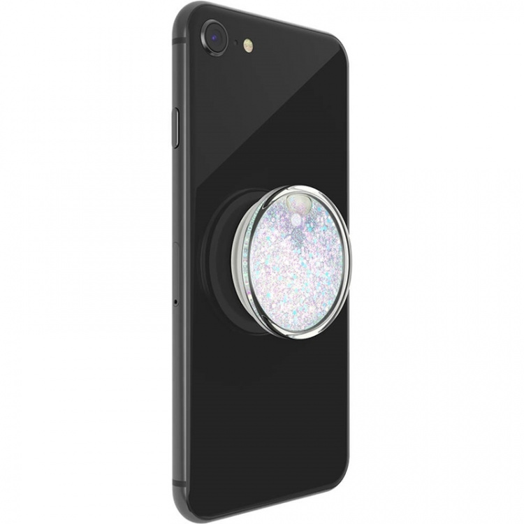 PopSockets Tidepool Halo White Avtagbart Grip med Ställfunktion LUXE