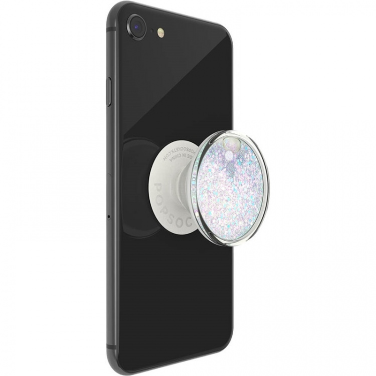 PopSockets Tidepool Halo White Avtagbart Grip med Ställfunktion LUXE