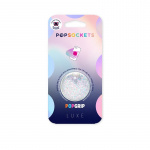 PopSockets Tidepool Halo White Avtagbart Grip med Ställfunktion LUXE