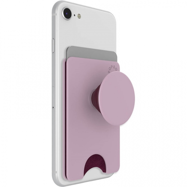 PopSockets Wallet Blush Pink Avtagbar Mobil Plånbok PopWallet+