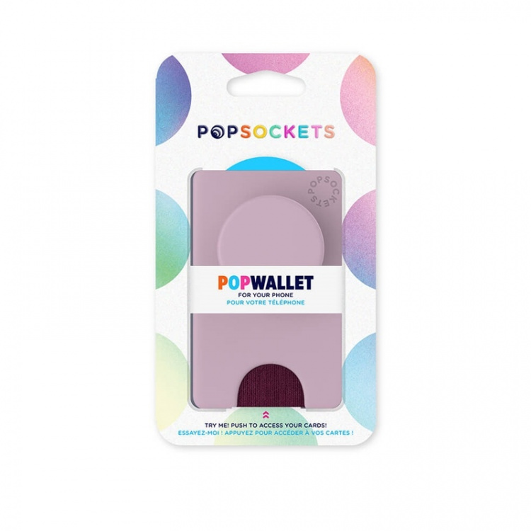 PopSockets Wallet Blush Pink Avtagbar Mobil Plånbok PopWallet+