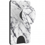 PopSockets Wallet Dove White Marble Avtagbar Mobil Plånbok PopWallet+