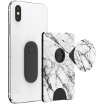 PopSockets Wallet Dove White Marble Avtagbar Mobil Plånbok PopWallet+